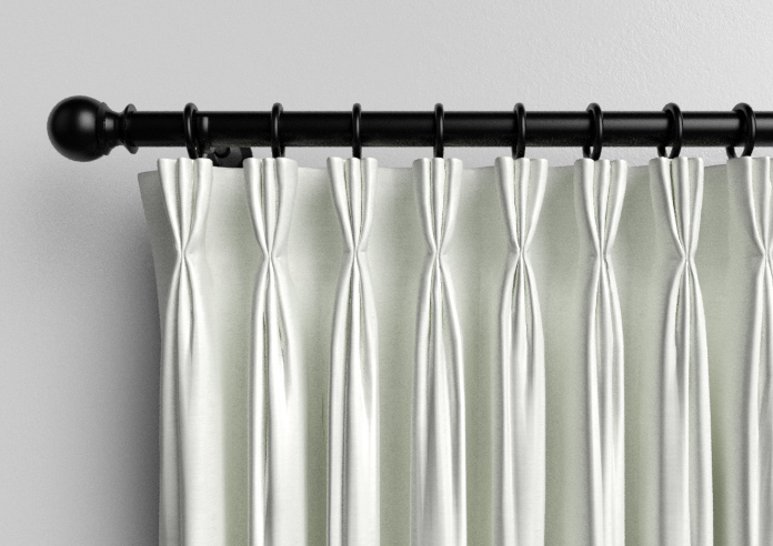 Akoya Faux Silk, Lustre White - Made to Measure Curtains - Image 11